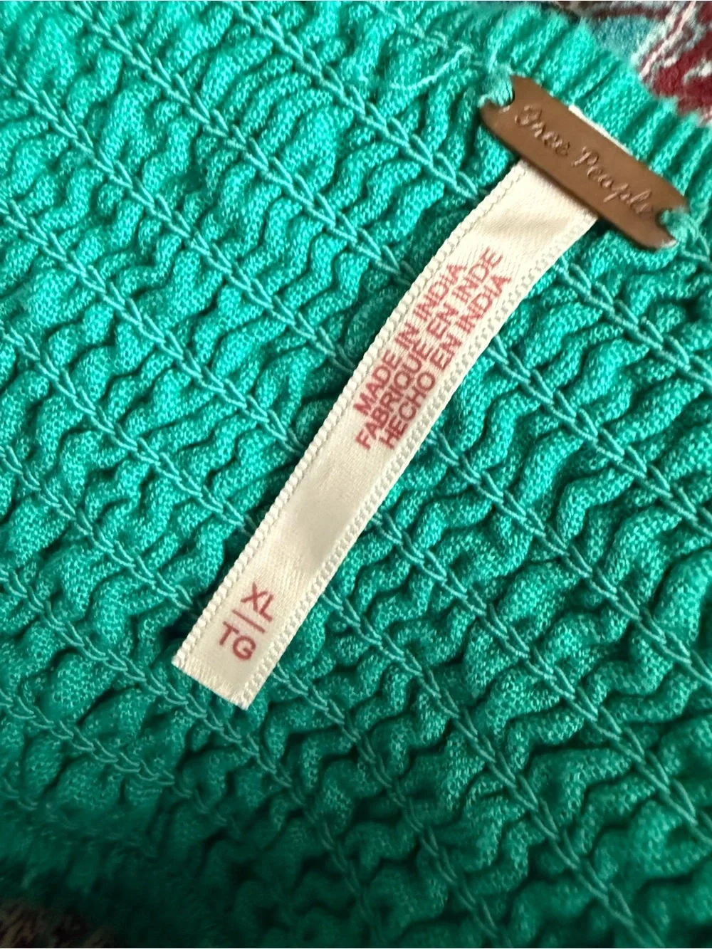 Free People teal mini